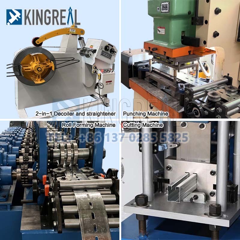 Mesin Pembentuk Gulungan Saluran U Unistrut