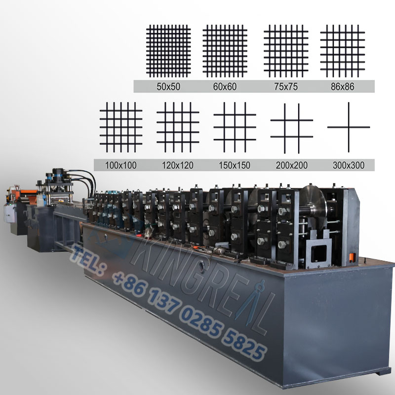 metal grid ceiling machine