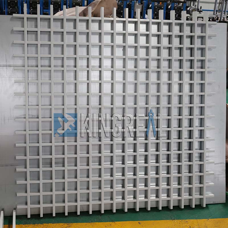 metal grid ceiling machine