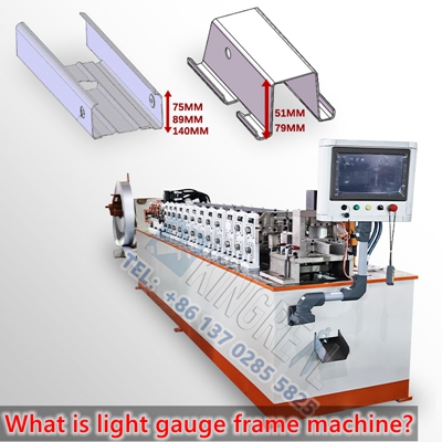 What is light gauge frame machine?