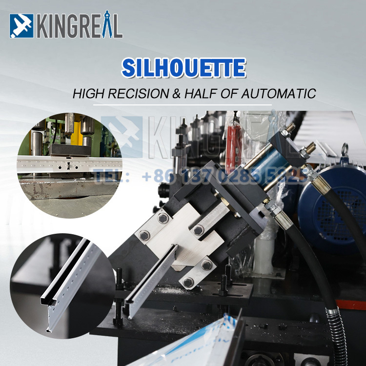 Machine de formage de rouleaux de grille Silhouette T