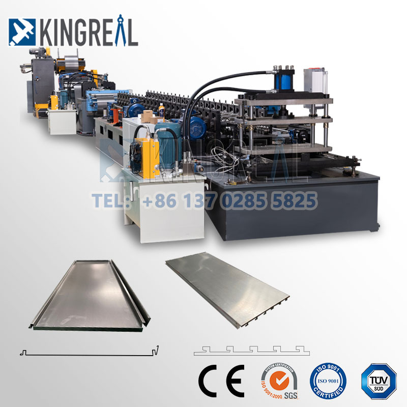 Supermarket Storage Rack Panel Roll Forming Machine