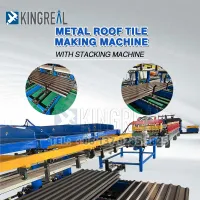 Máquina para fabricar láminas de techo