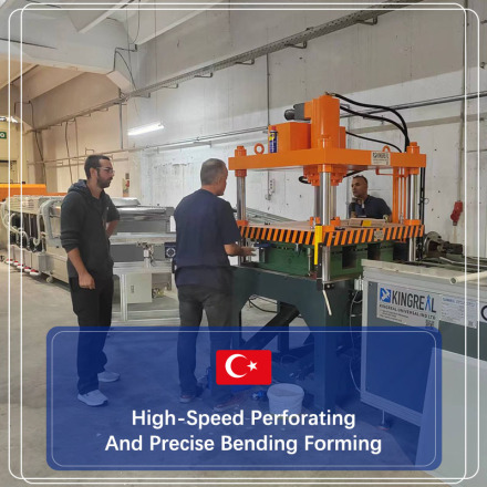 Metal Perforated Making Machine To Turkey