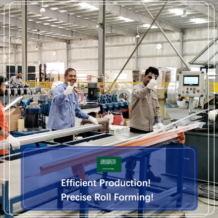 KINGREAL Drywall Stud And Track Machine To Saudi Arabia