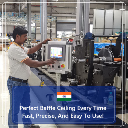 KINGREAL Baffle Ceiling Machine In India