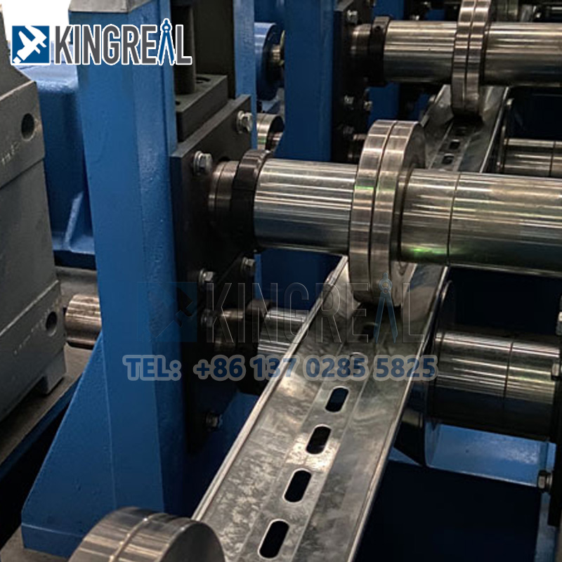solar mounting strut channel roll forming machine