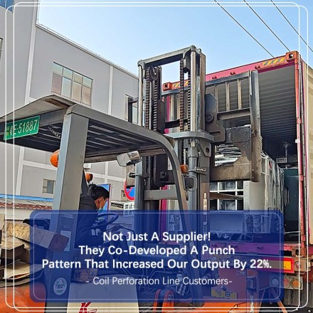 Caso: Macchina in metallo perforato