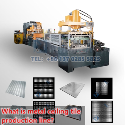 What is metal ceiling tile production line?