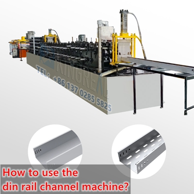How to use the din rail channel machine?