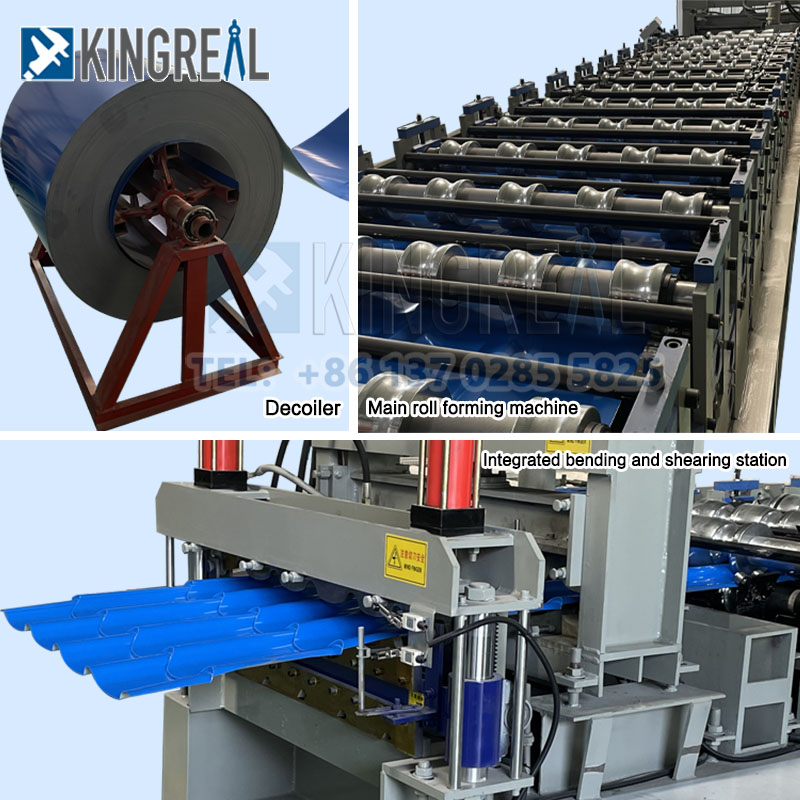glazed tile roll forming machine