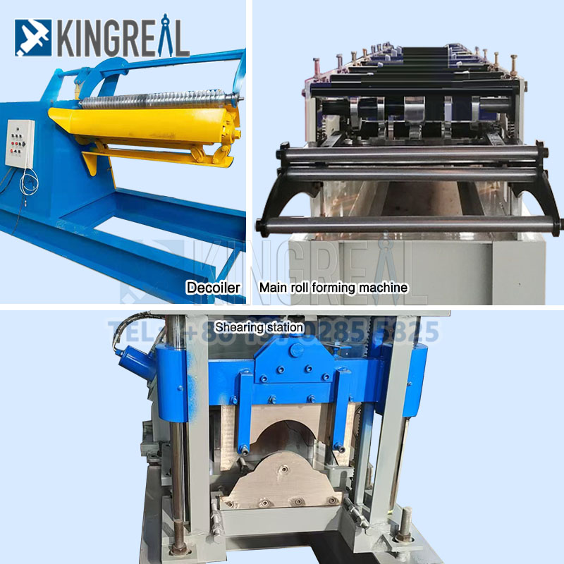 metal roof ridge cap machine