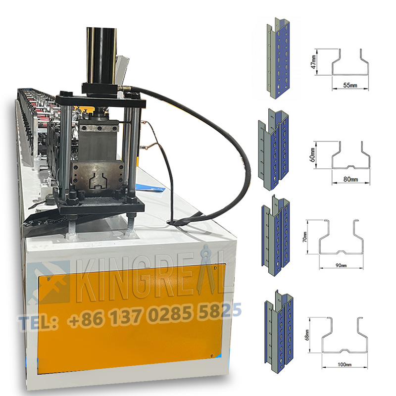 warehouse pallet rack machine