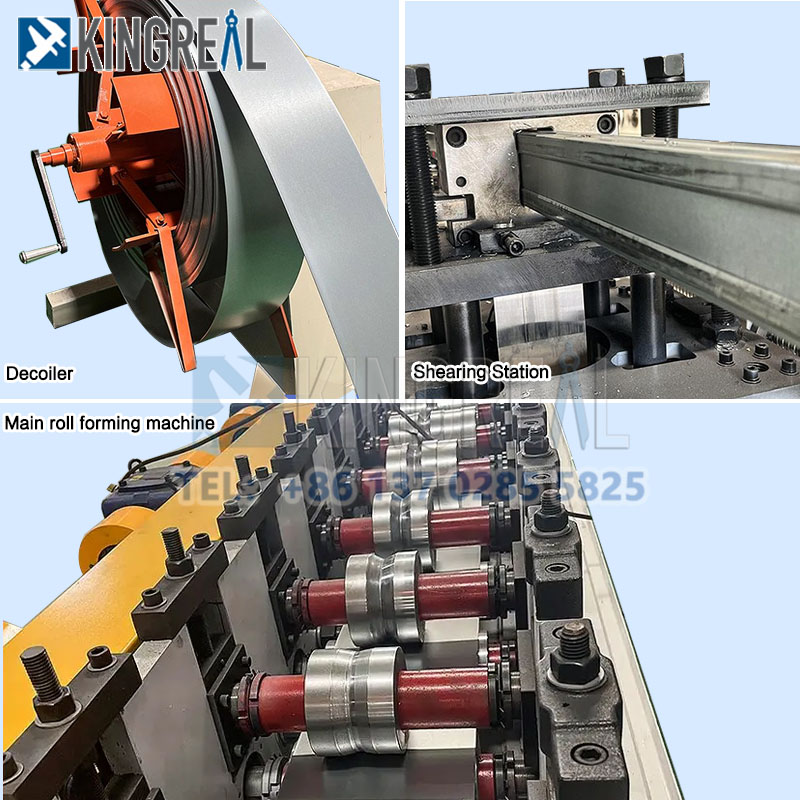 pallet upright rack roll forming machine