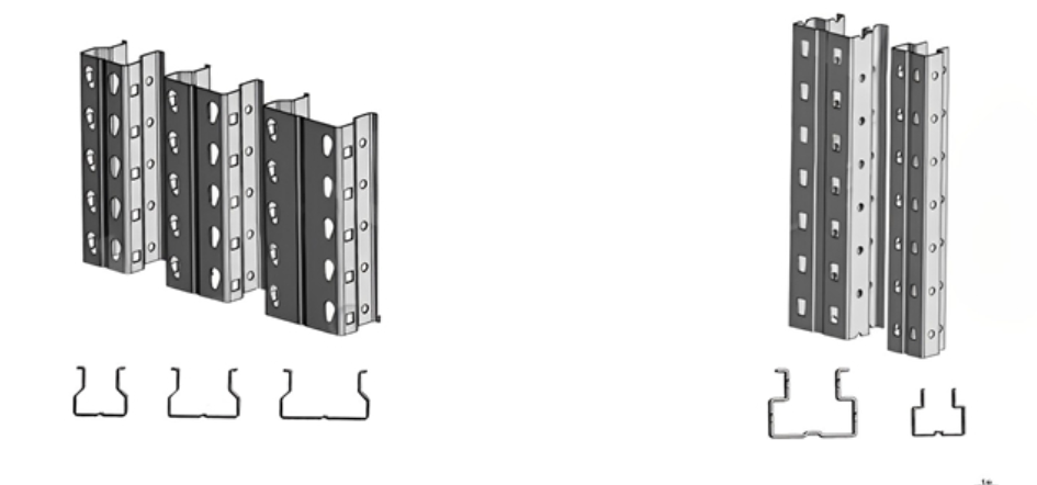 warehouse pallet rack machine