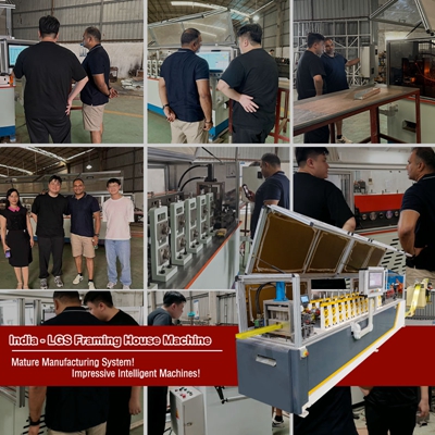 Indian Customer Visit: Light Gauge Steel Framing Machine