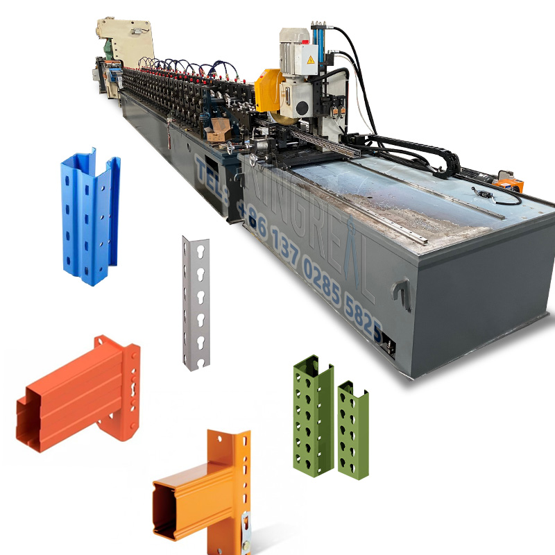 Warehouse Shelf Upright Rack Making Machine