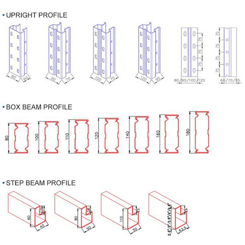 warehouse pallet rack machine