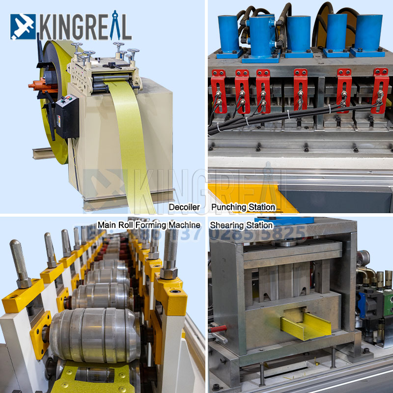 light steel villa structure machine