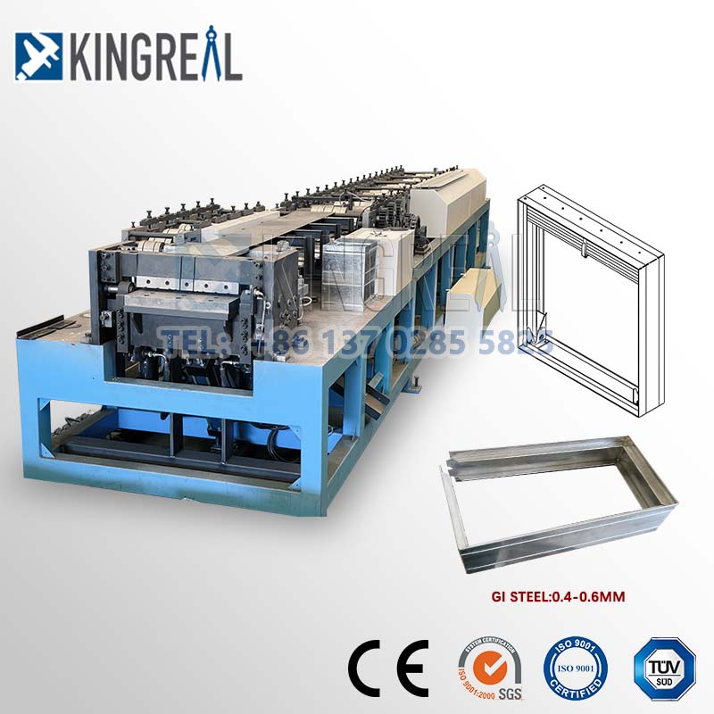 hvac damper frame making machine