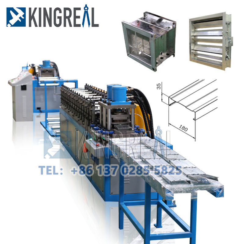hvac damper frame making machine