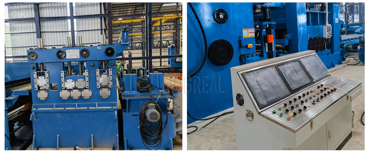 metal cut to length line