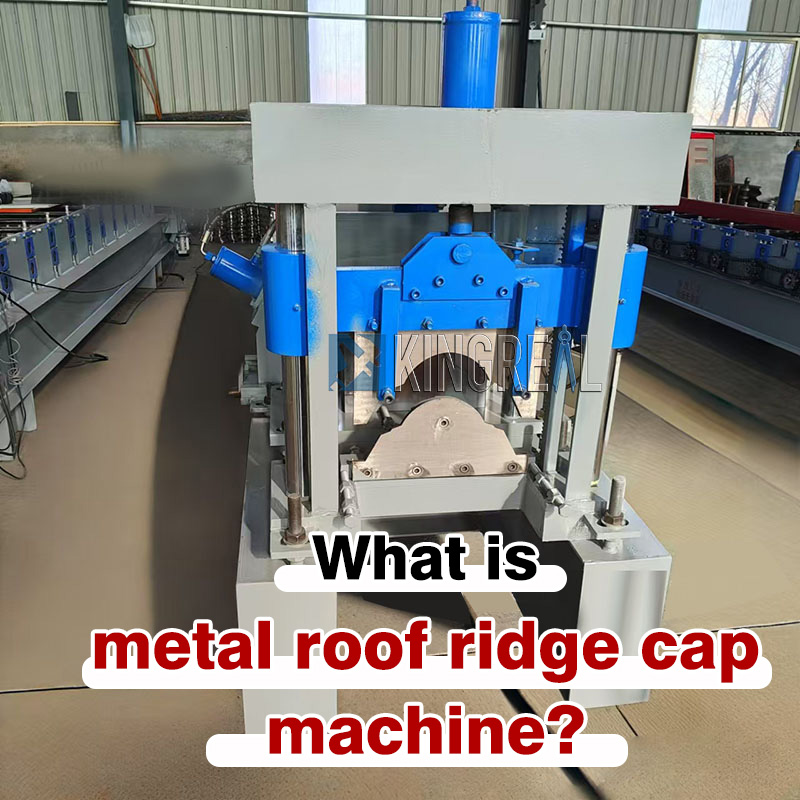 What is metal roof ridge cap machine?