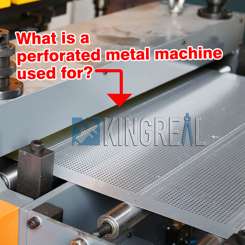 What is a perforated metal machine used for?