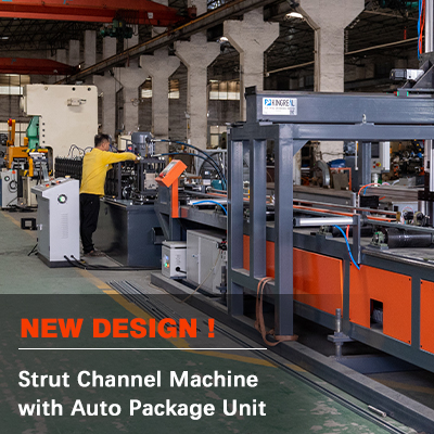 New Design: Strut Channel Machine with Auto Package Unit