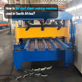 Come viene utilizzata la macchina per la produzione di lastre per tetti in IBR in Sud Africa?