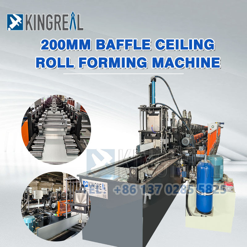 Máquina de conformação de rolos para teto defletor