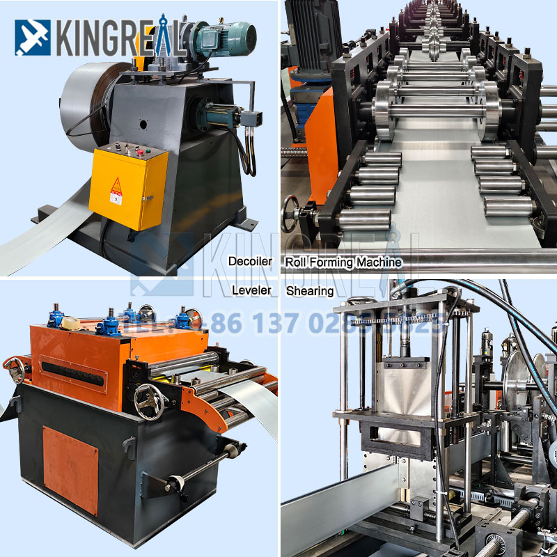 Máquina de conformação de rolos para teto defletor