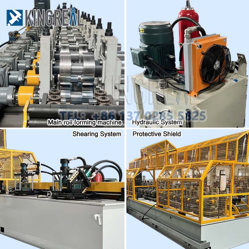 Machines à rouleaux pour goujons et chenilles métalliques à grande vitesse