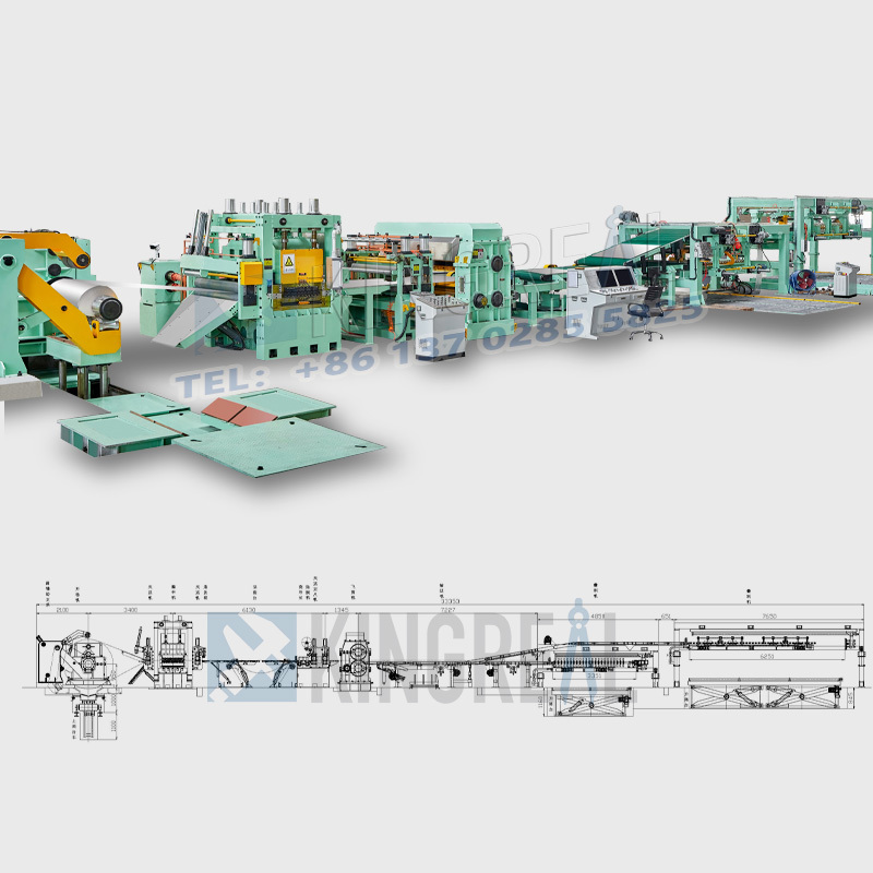 Linea di produzione di metallo tagliato a misura