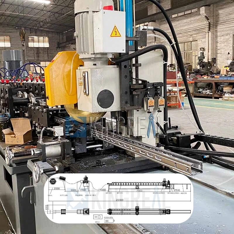 How the pallet upright rack machine works?