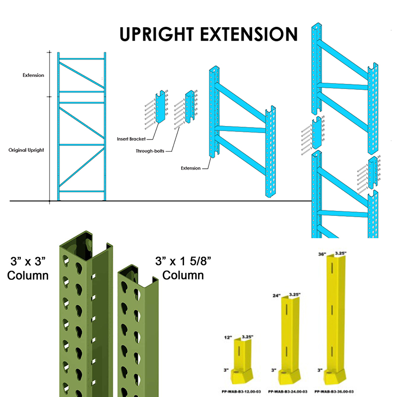 rack upright making machine
