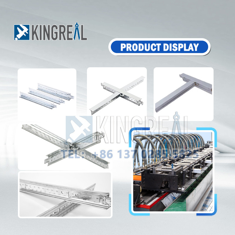 Máquina de perfilagem de forro com perfil T