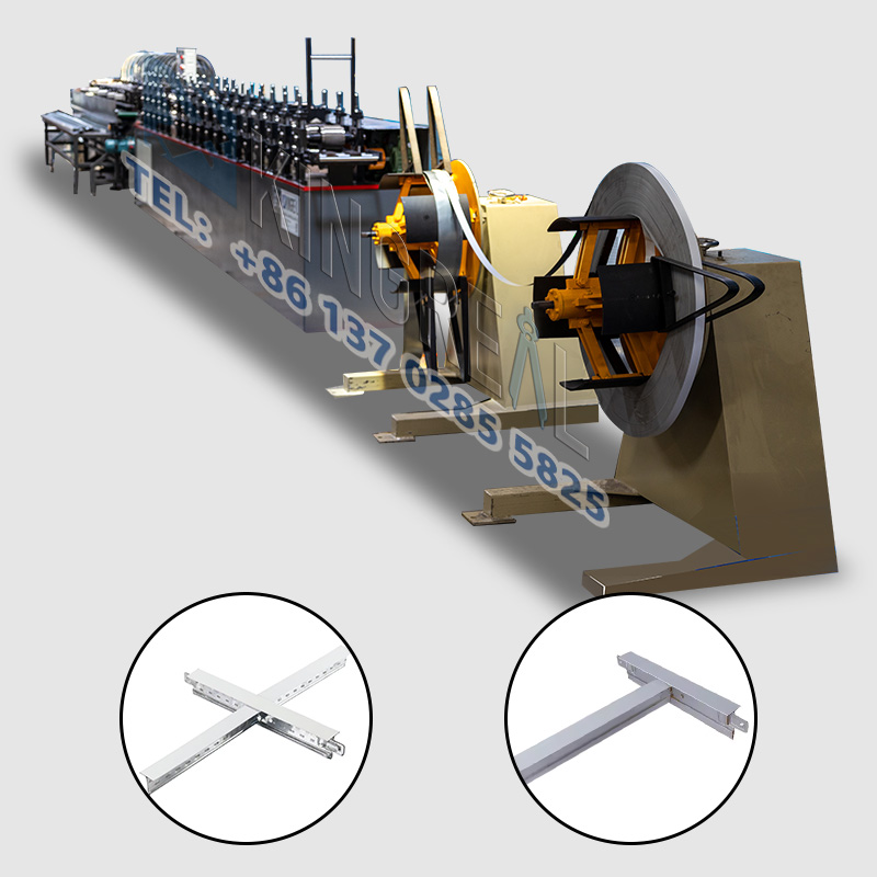 Ceiling T Grid Roll Forming Machine