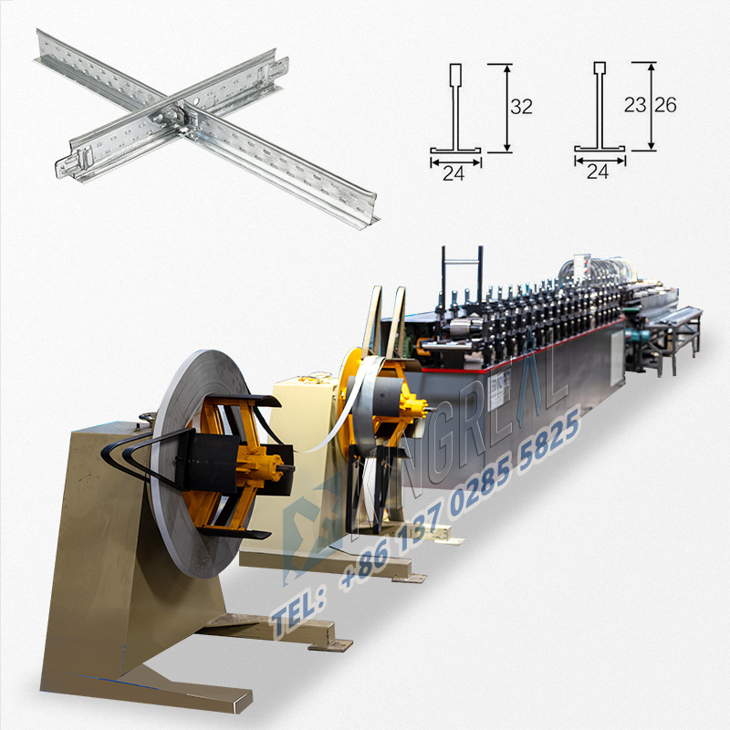 T Bar Ceiling Roll Forming Machine