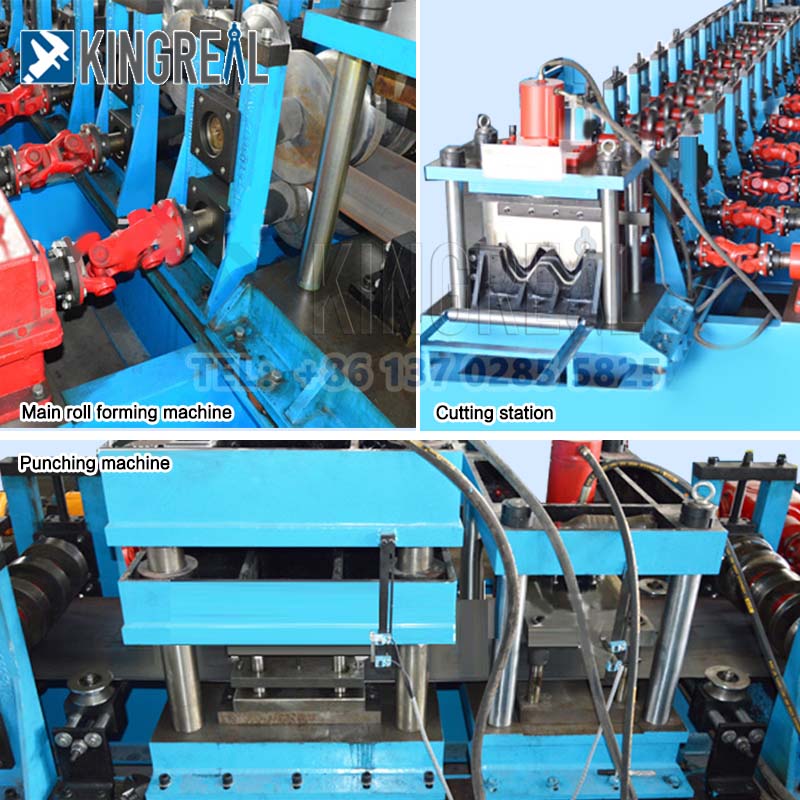 highway guardrail production line