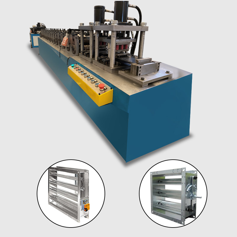 Volume Control Damper Frame Roll Forming Machine