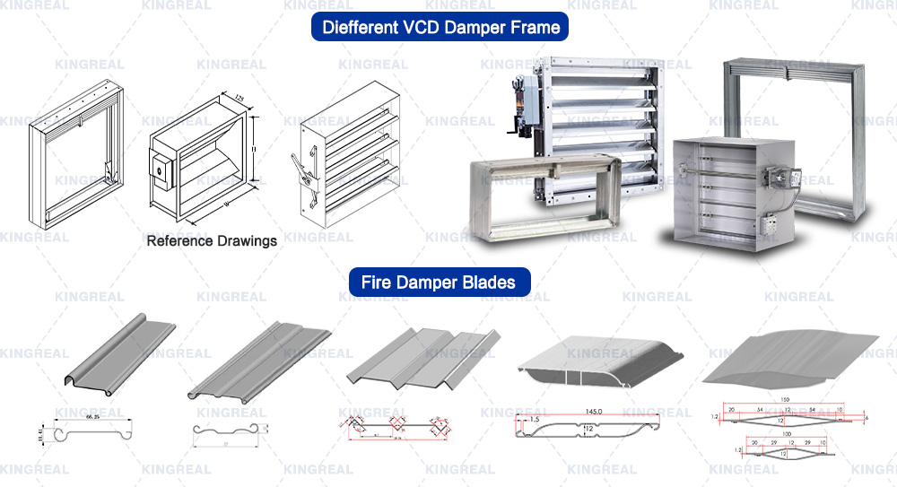 vcd damper frame machine