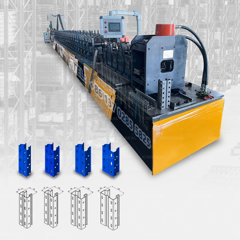 warehouse pallet rack machine