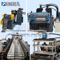 Máquina de perfilagem de painéis para prateleiras de supermercado