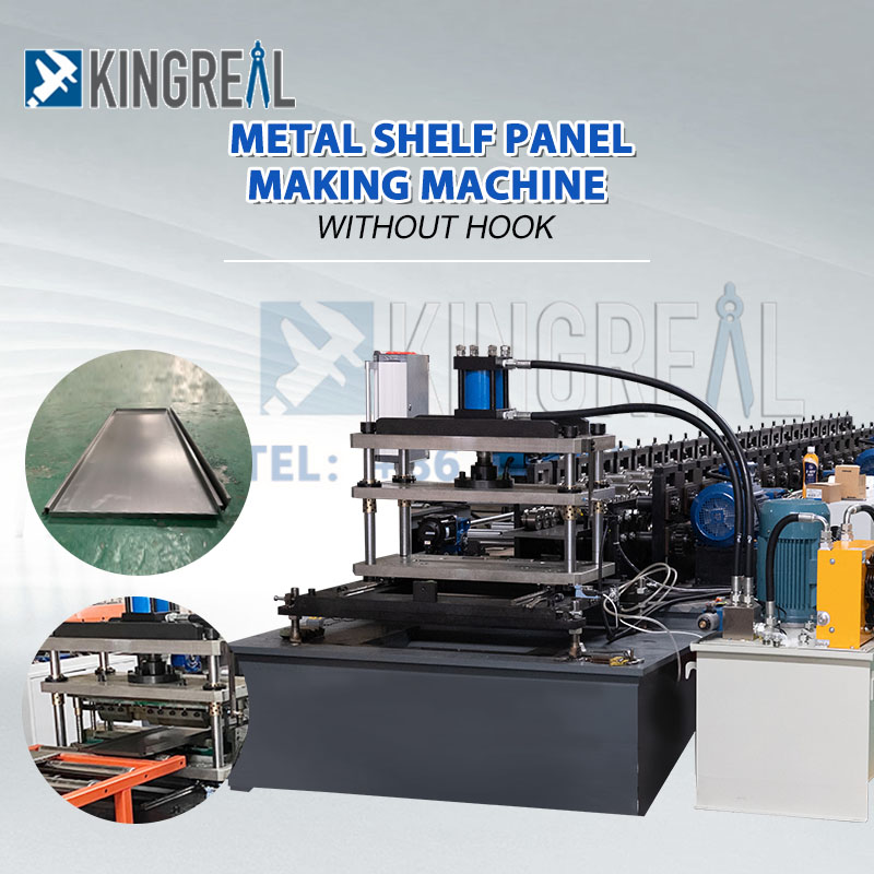 Supermarket Storage Rack Panel Roll Forming Machine