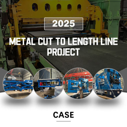 Projet de ligne de coupe de métal à longueur 2025