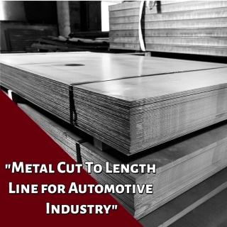 Metal Cut To Length Line For Automotive Industry