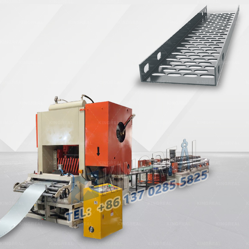 Metal Cable Tray Roll Forming Machine