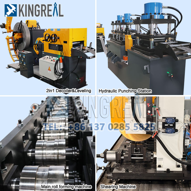 warehouse pallet rack machine