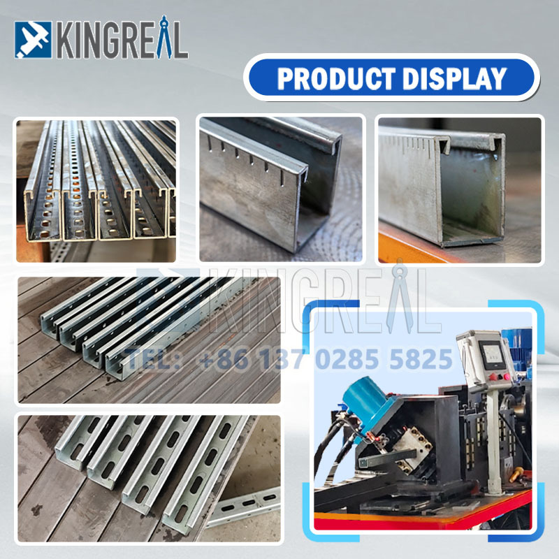 Máquina de perfilagem de canaletas Unistrut em U